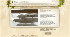 Desktop Screenshot of magicislandherbals.com